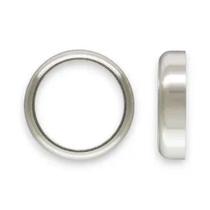 🔗 Bezel Setting (Rounded) with Inner Step in Sterling Silver