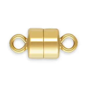 🆕🔗 Magnetic Clasp (Barrel) in 14ct Yellow Gold Filled