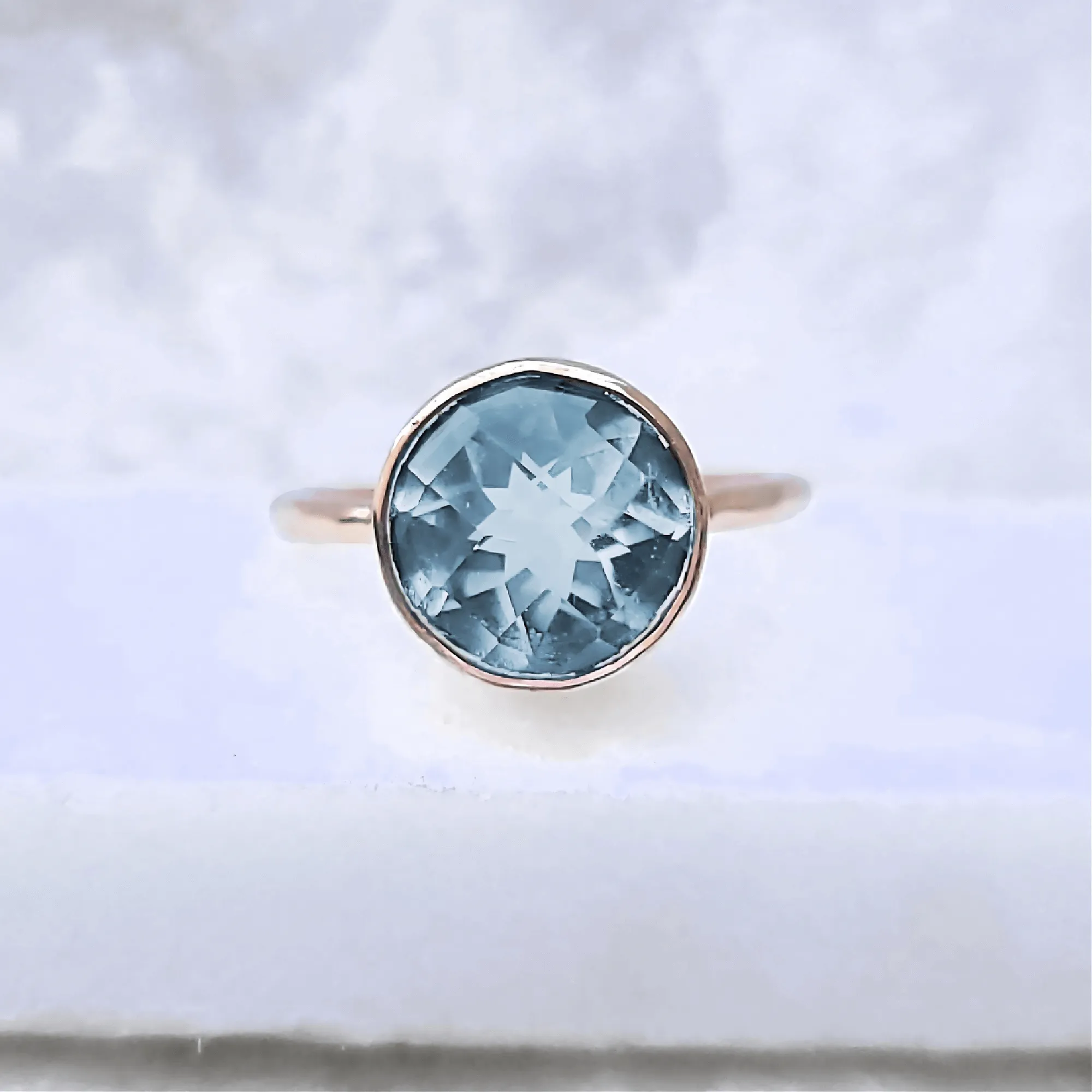 14K Jumbo Quartz Candy Ring
