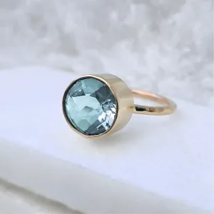 14K Jumbo Quartz Candy Ring