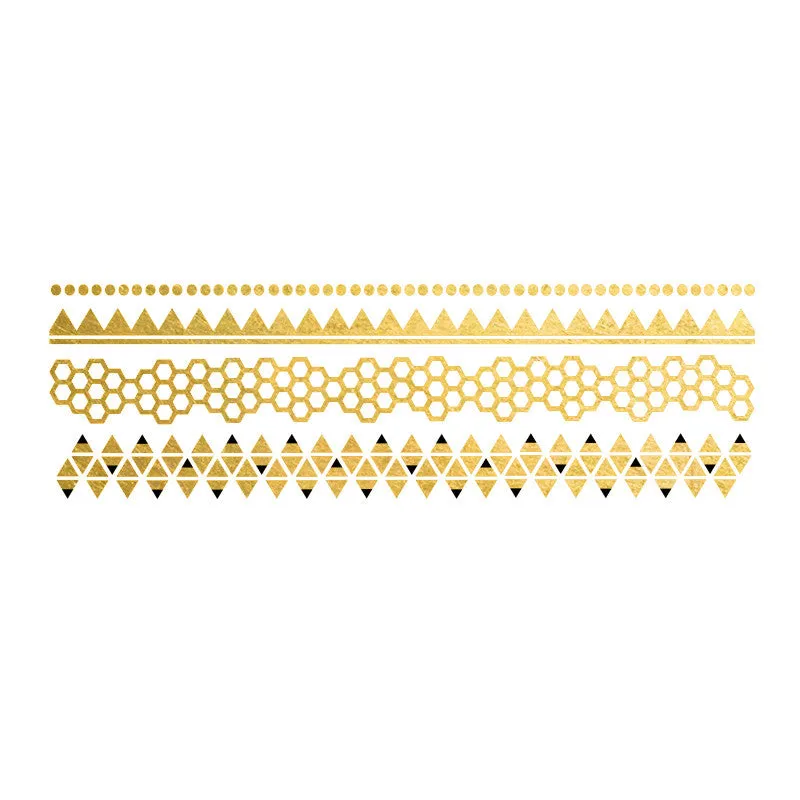 2 PACK Honeycomb Geometric Bracelets