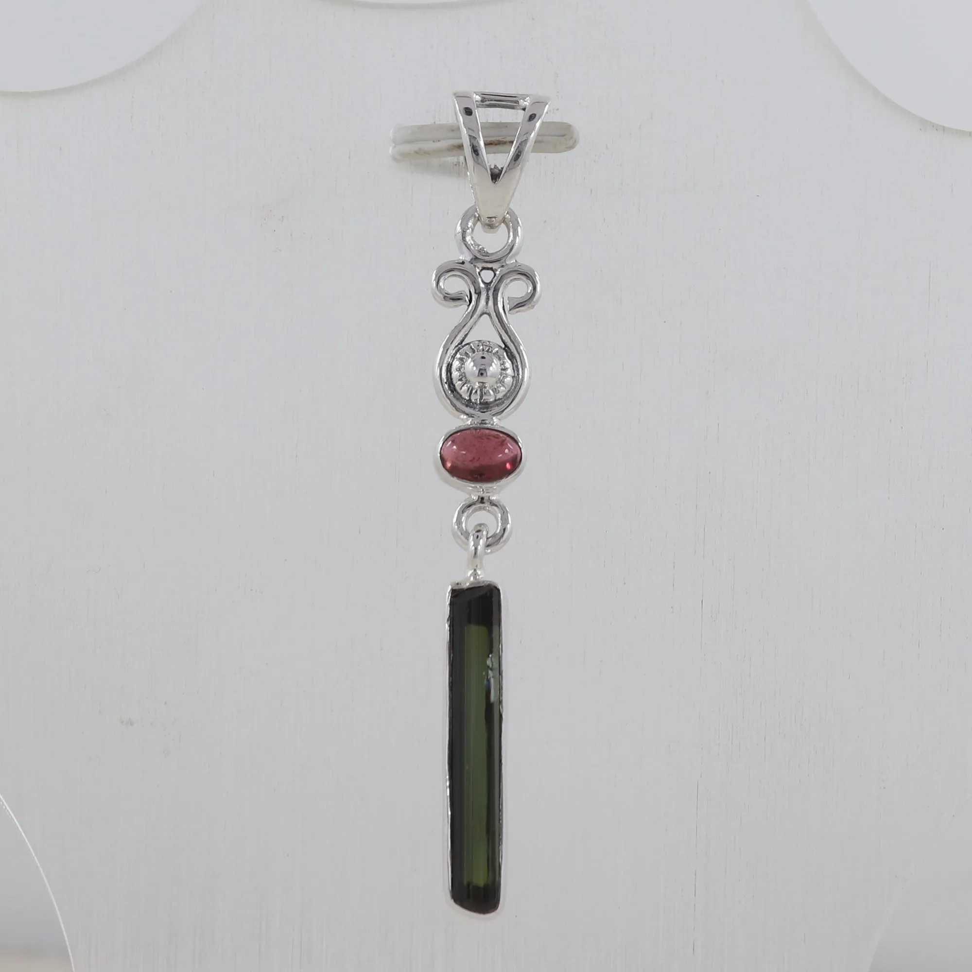 925Starling Silver Tourmaline Pendants
