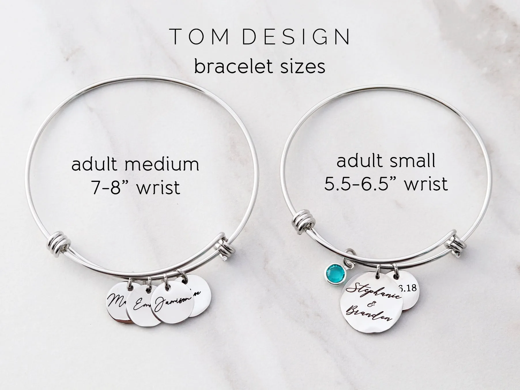Actual Hand / Foot Prints Bangle
