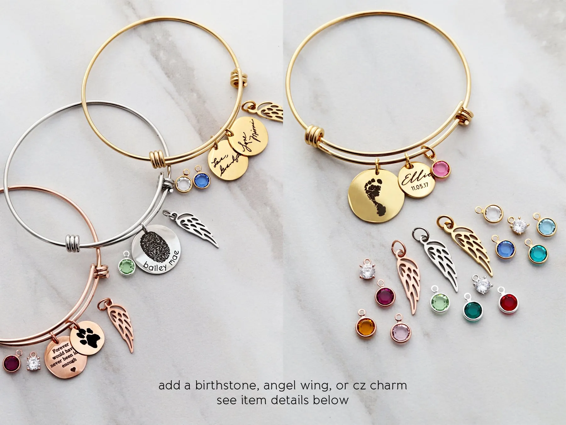 Actual Hand / Foot Prints Bangle