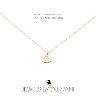 Actual Paw Print Disk Necklace (Elite Version)