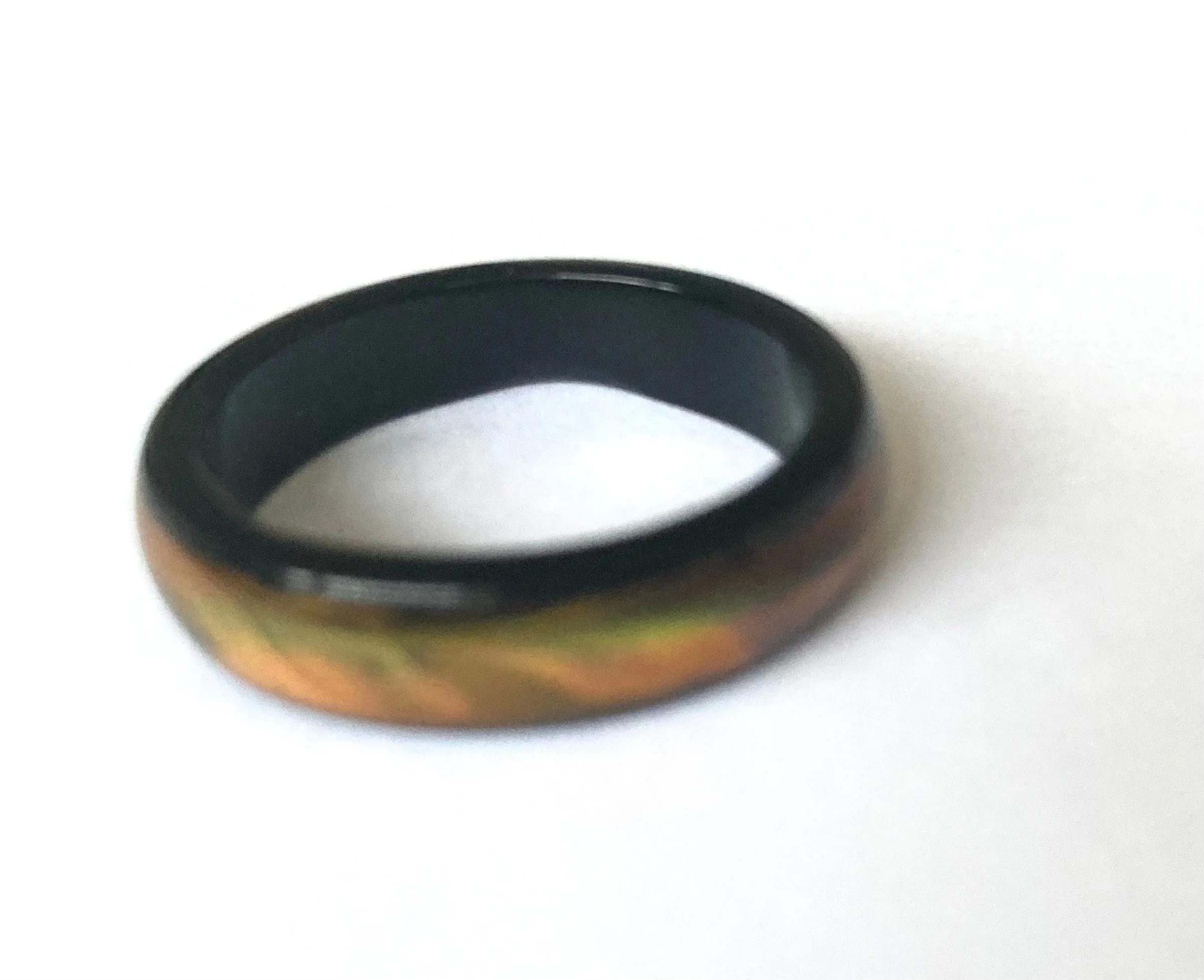 Agate Mood Ring Size 11 1/4 Outlet