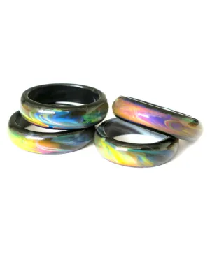 Agate Mood Ring Size 11 1/4 Outlet