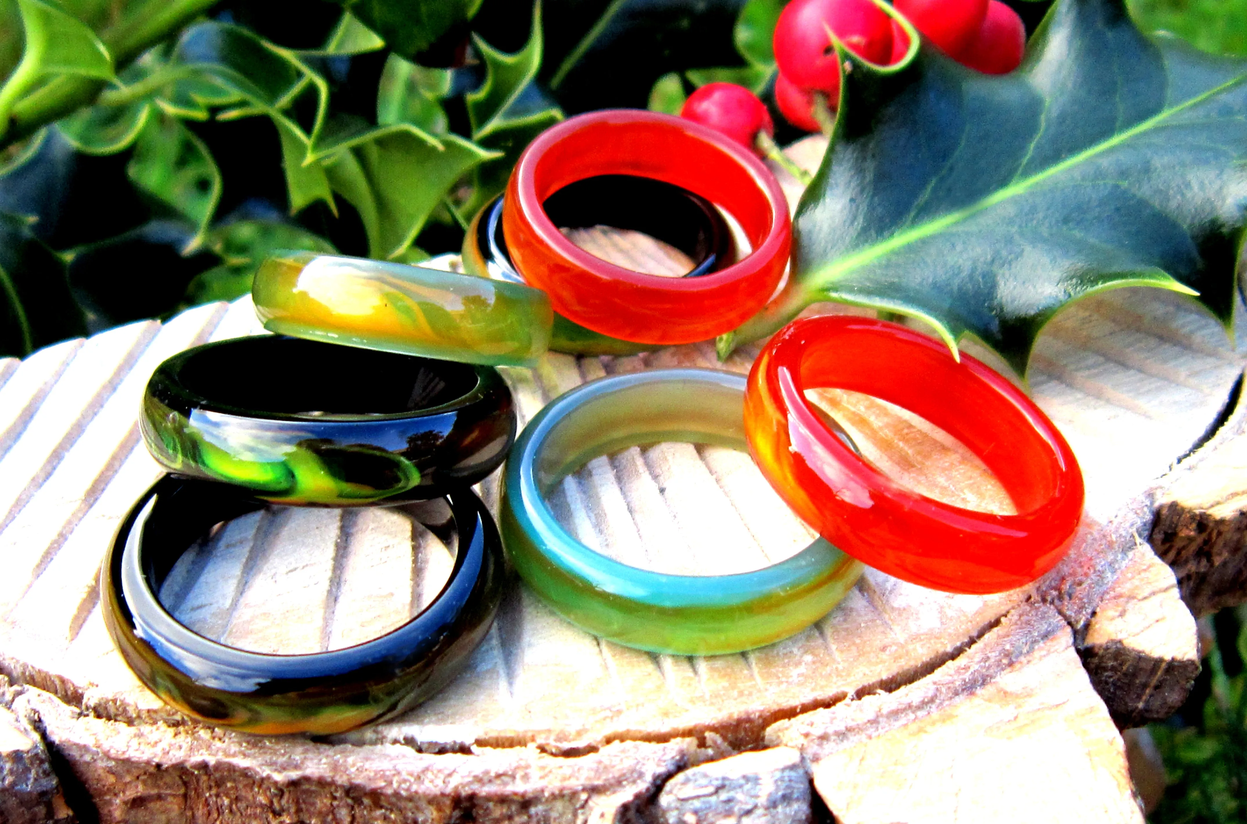 Agate Mood Ring
