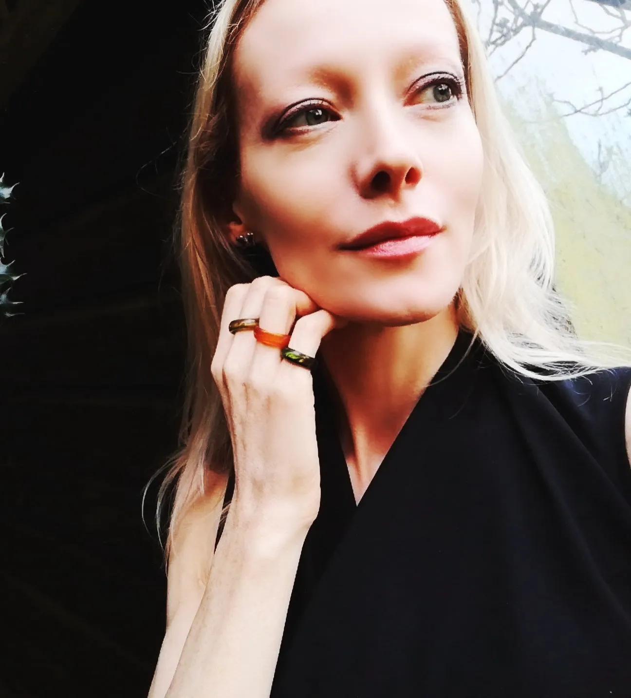 Agate Mood Ring