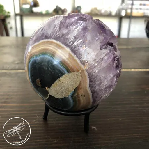 Amethyst Geode Sphere 95mm