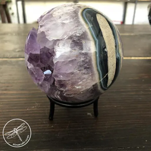 Amethyst Geode Sphere 95mm