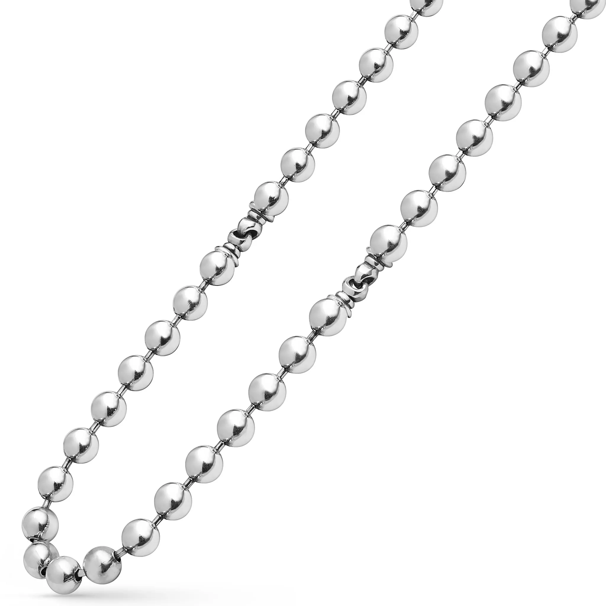 Anthem Caviar Beaded Chain Necklace | 8mm
