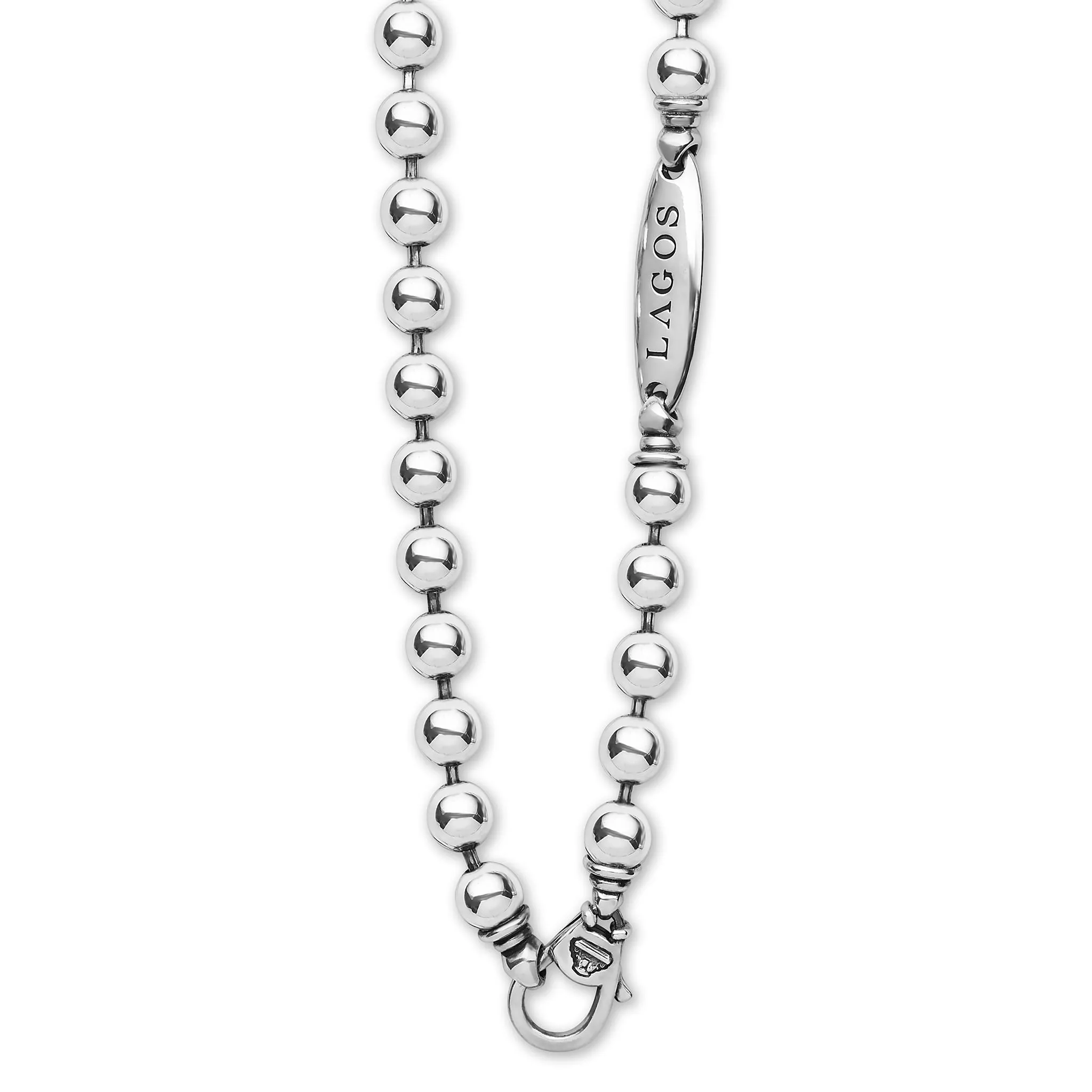 Anthem Caviar Beaded Chain Necklace | 8mm