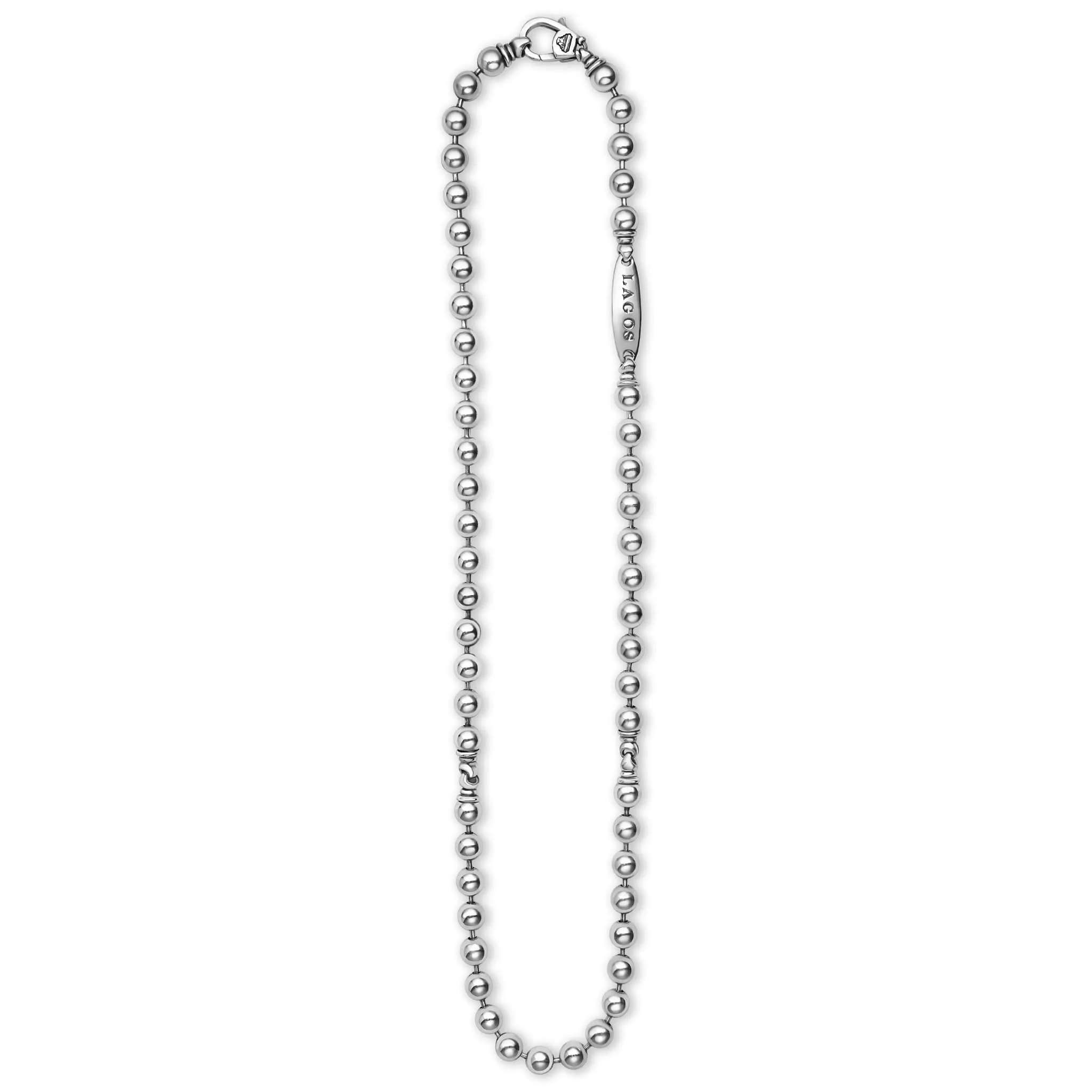 Anthem Caviar Beaded Chain Necklace | 8mm