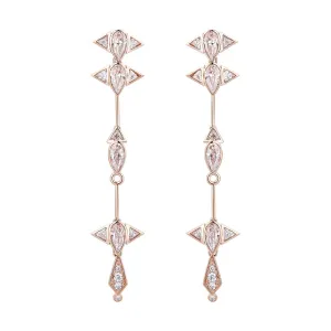 Arun Long Earring - Pinkgold