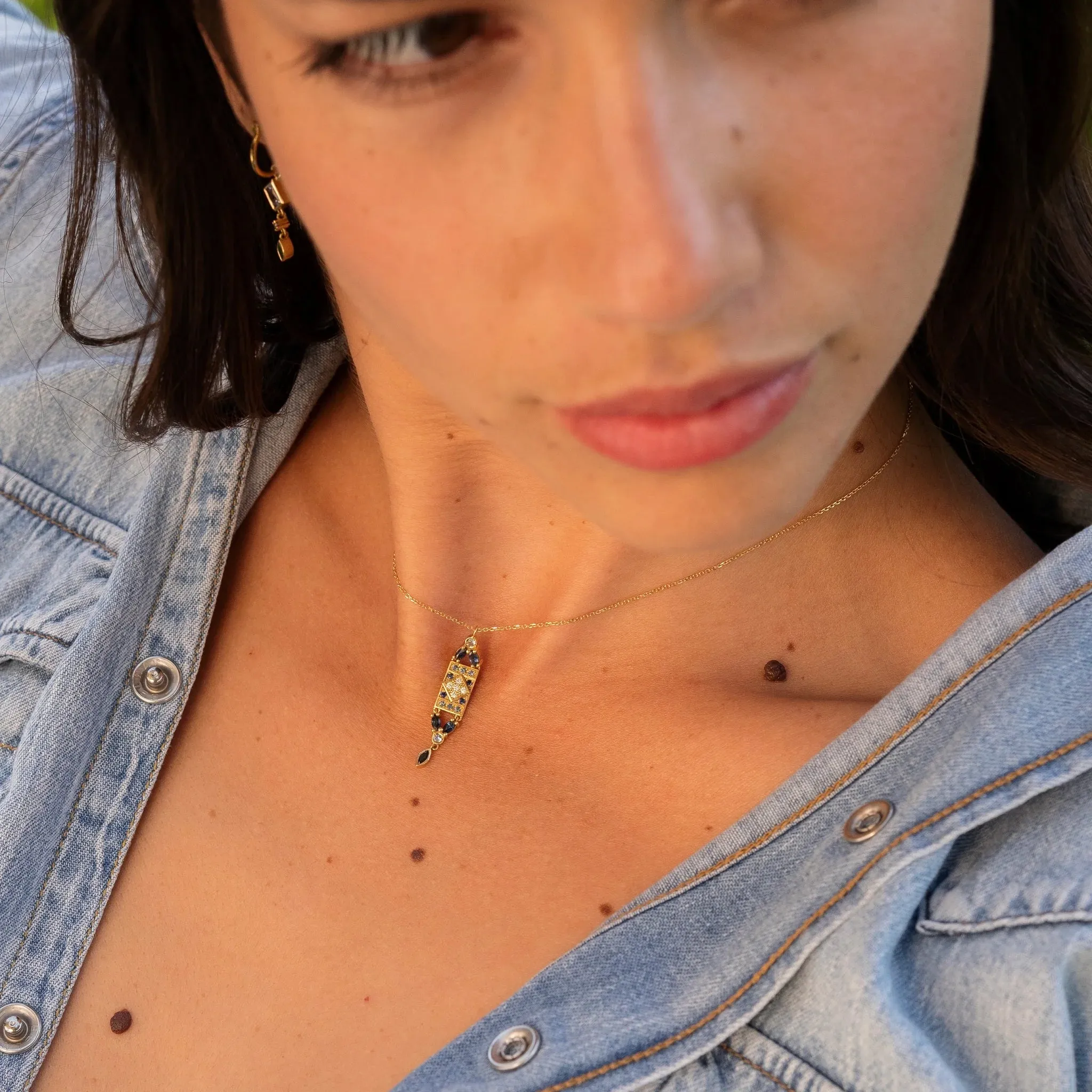 Ava Necklace 1 - Marine (By Special Order)