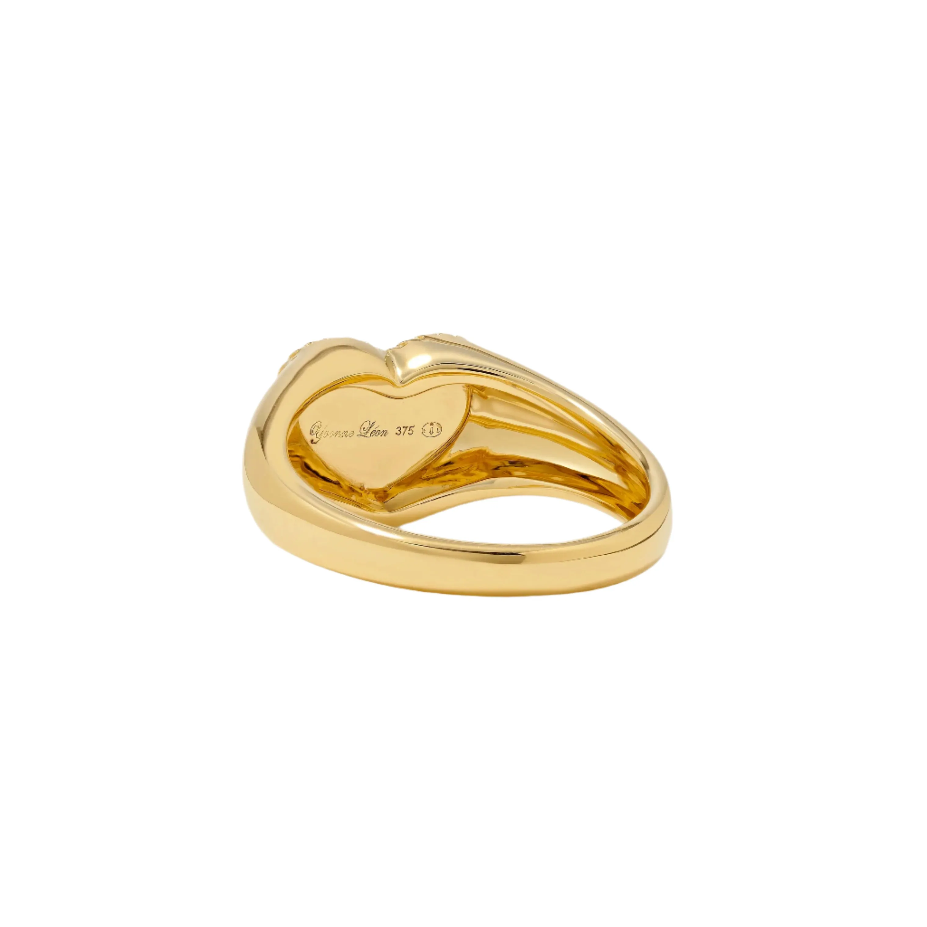 Baby Chevalier Red Agate Heart Pinky Ring