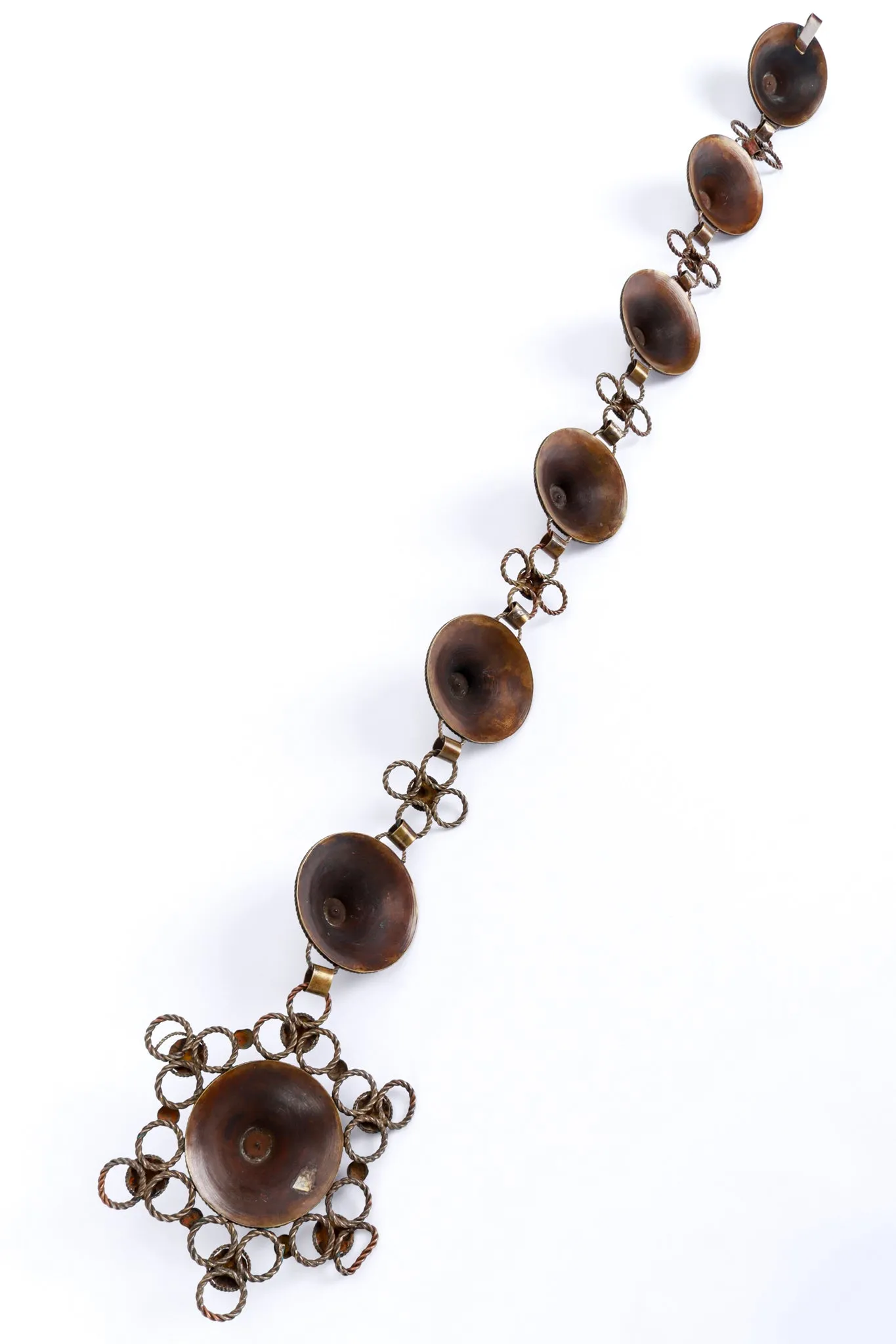 Beaded Dome Metal Belt