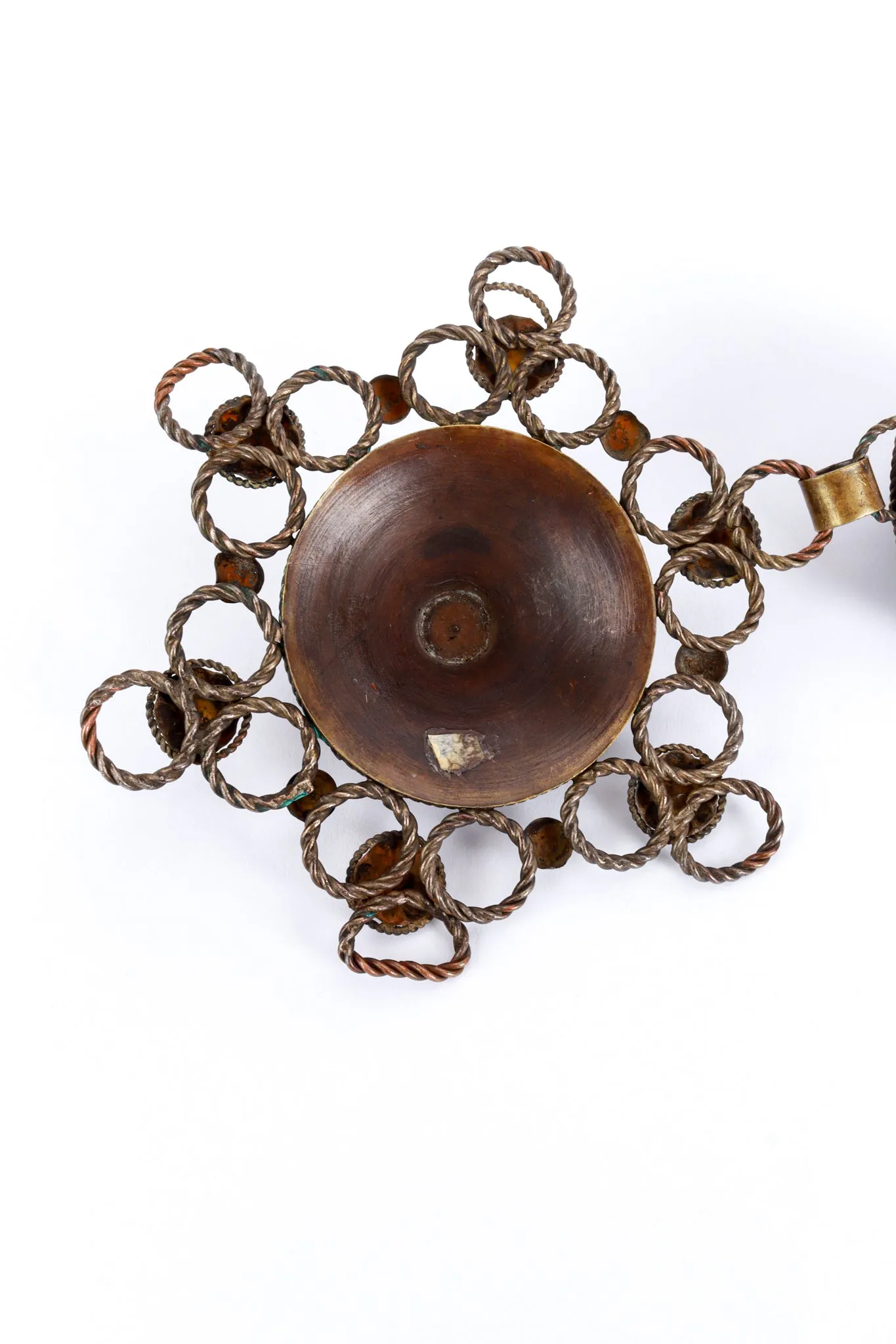 Beaded Dome Metal Belt