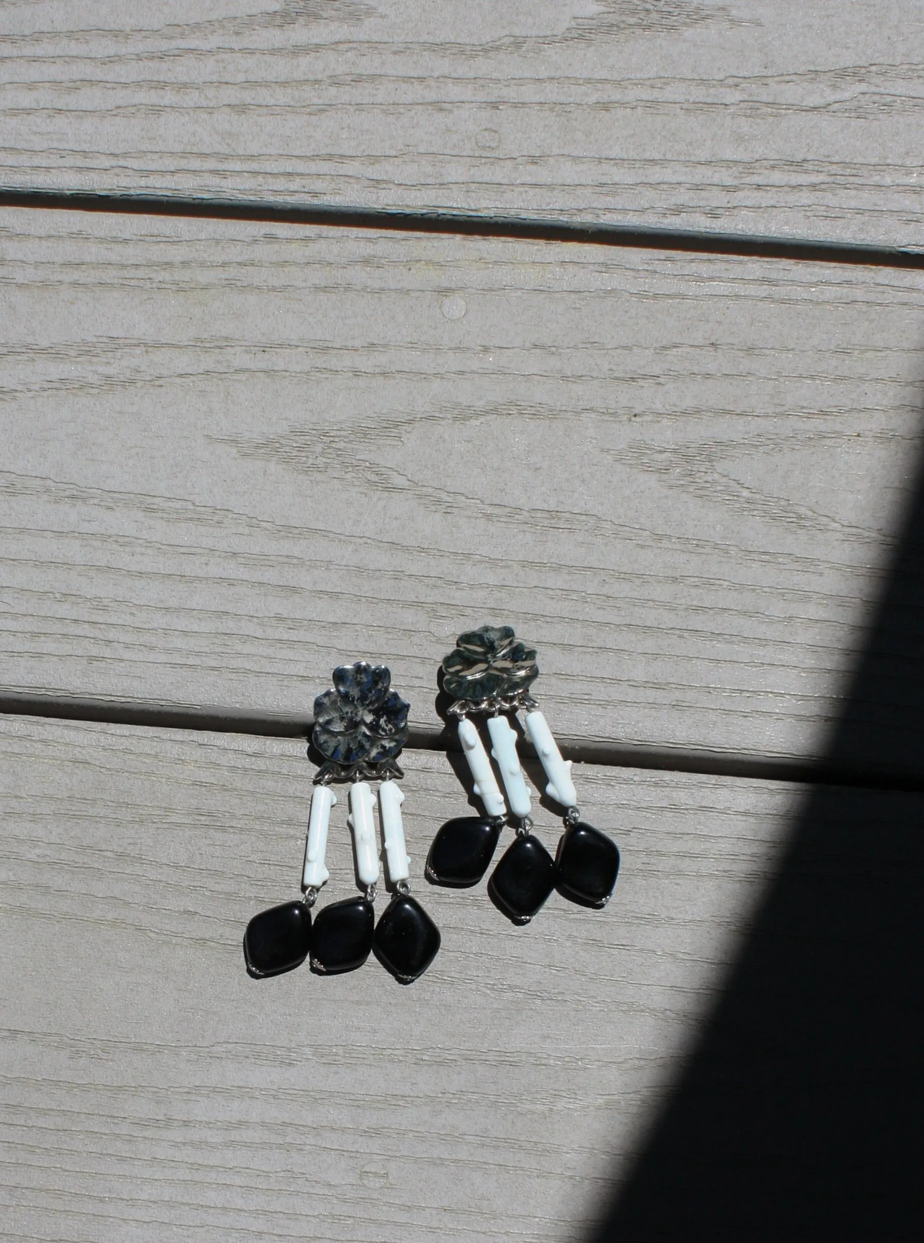 Beaded Pendant Earrings