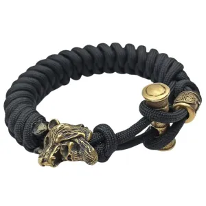 Berserker skull paracord bracelet
