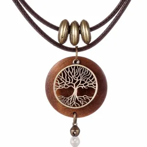 Bohemian Fashion Wooden Necklace