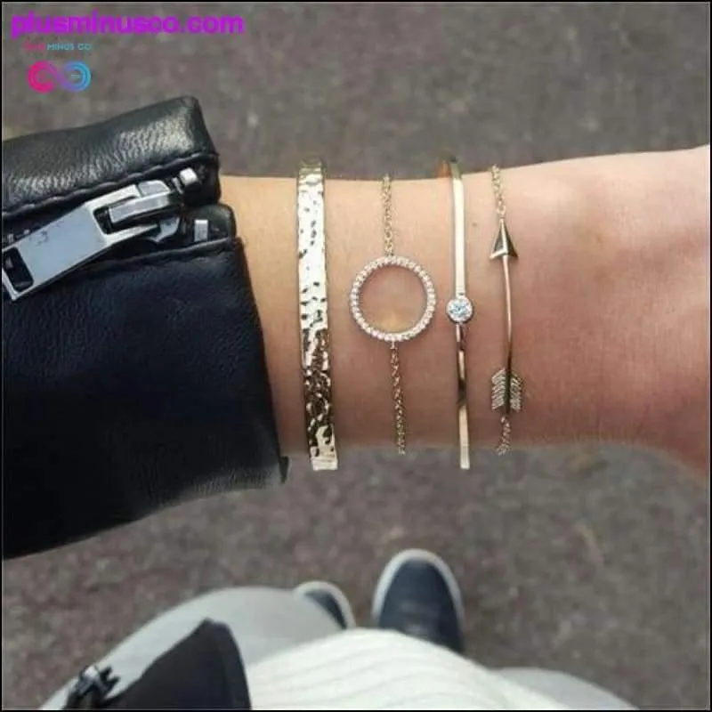 Bohemian Shell Map Turtle Bracelet Set, Retro Geometric