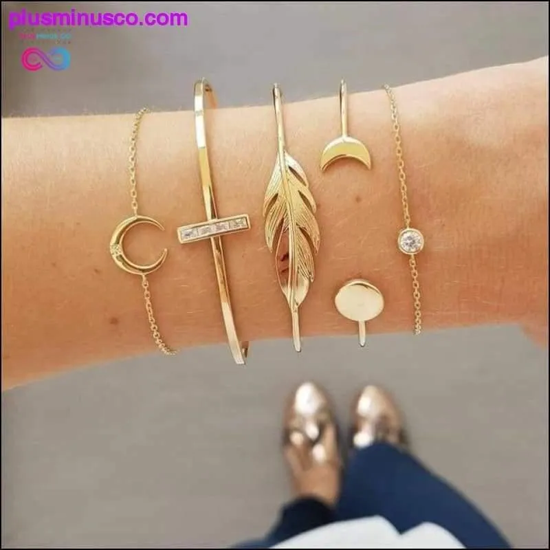 Bohemian Shell Map Turtle Bracelet Set, Retro Geometric