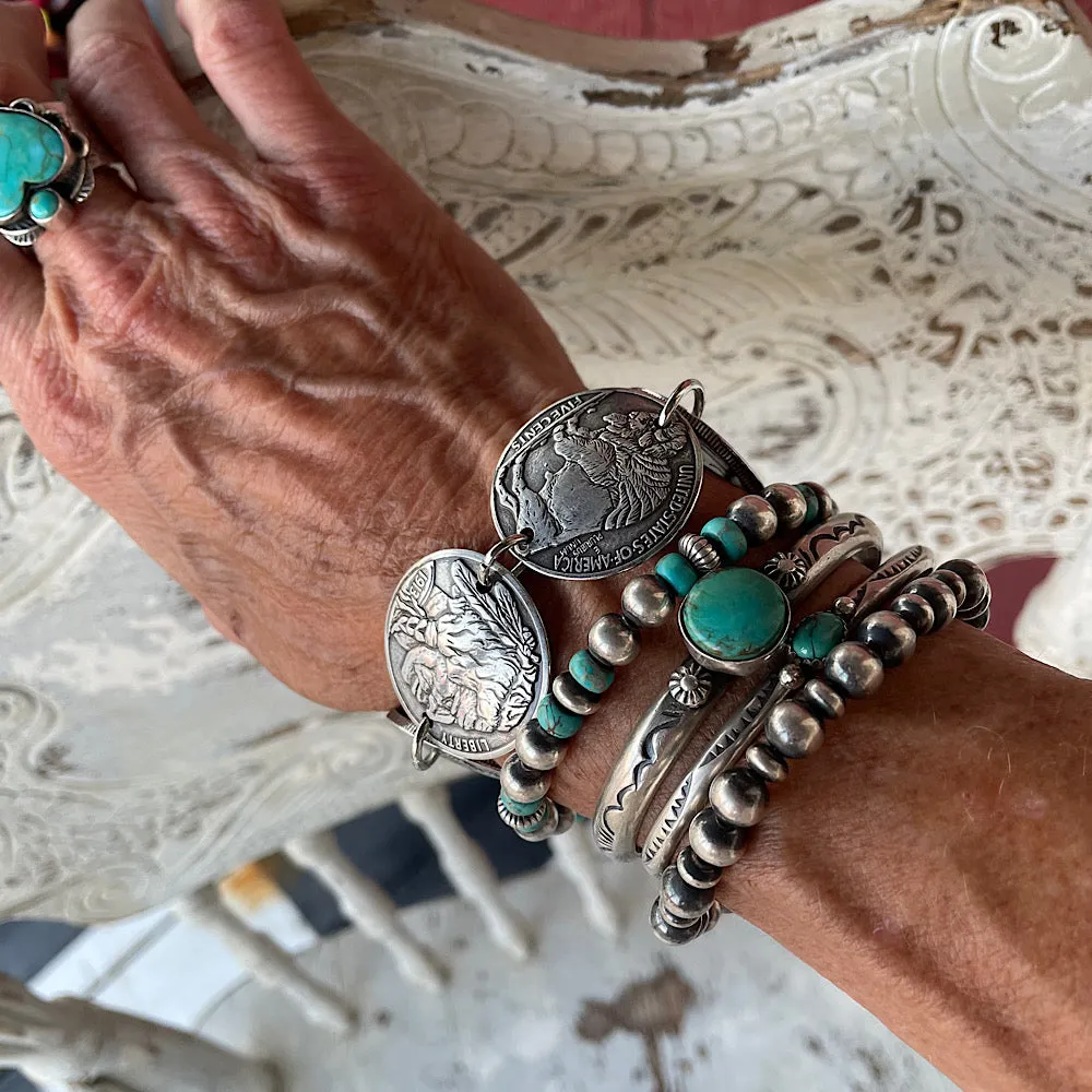 Buffalo Coin Bracelet