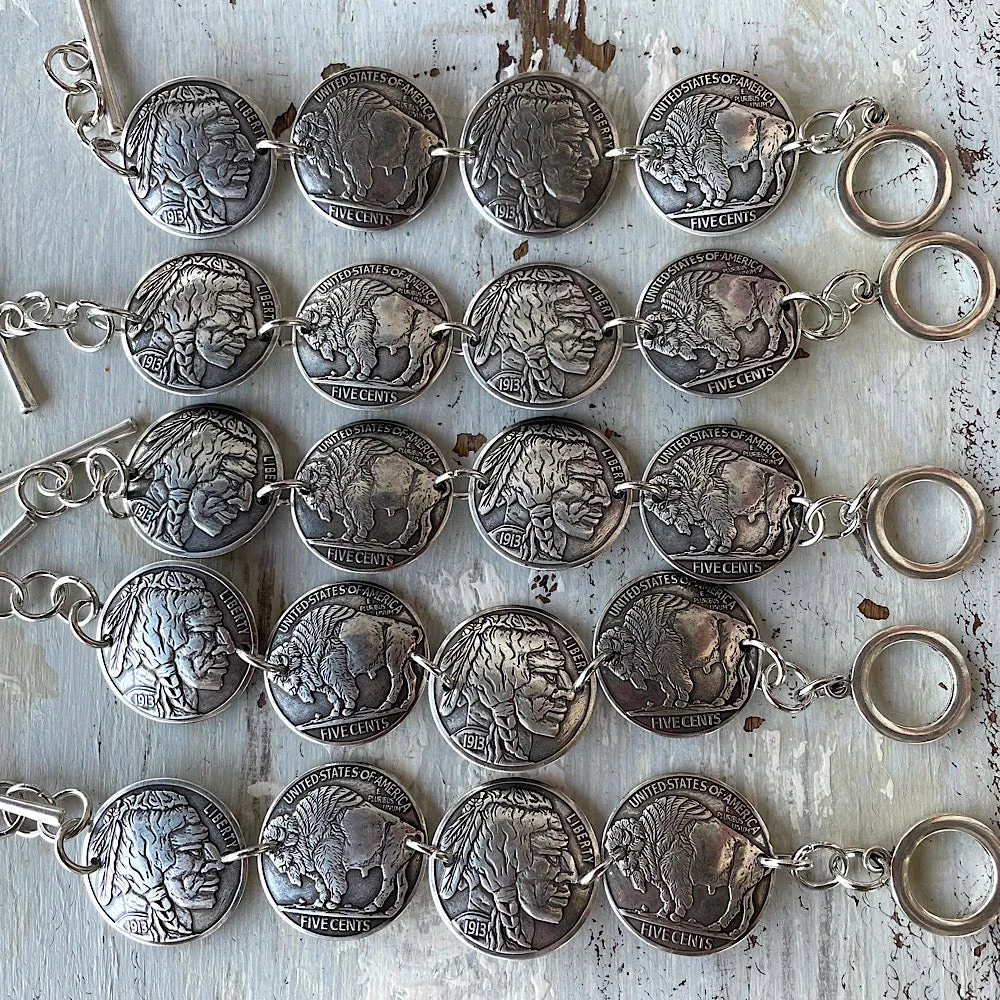 Buffalo Coin Bracelet
