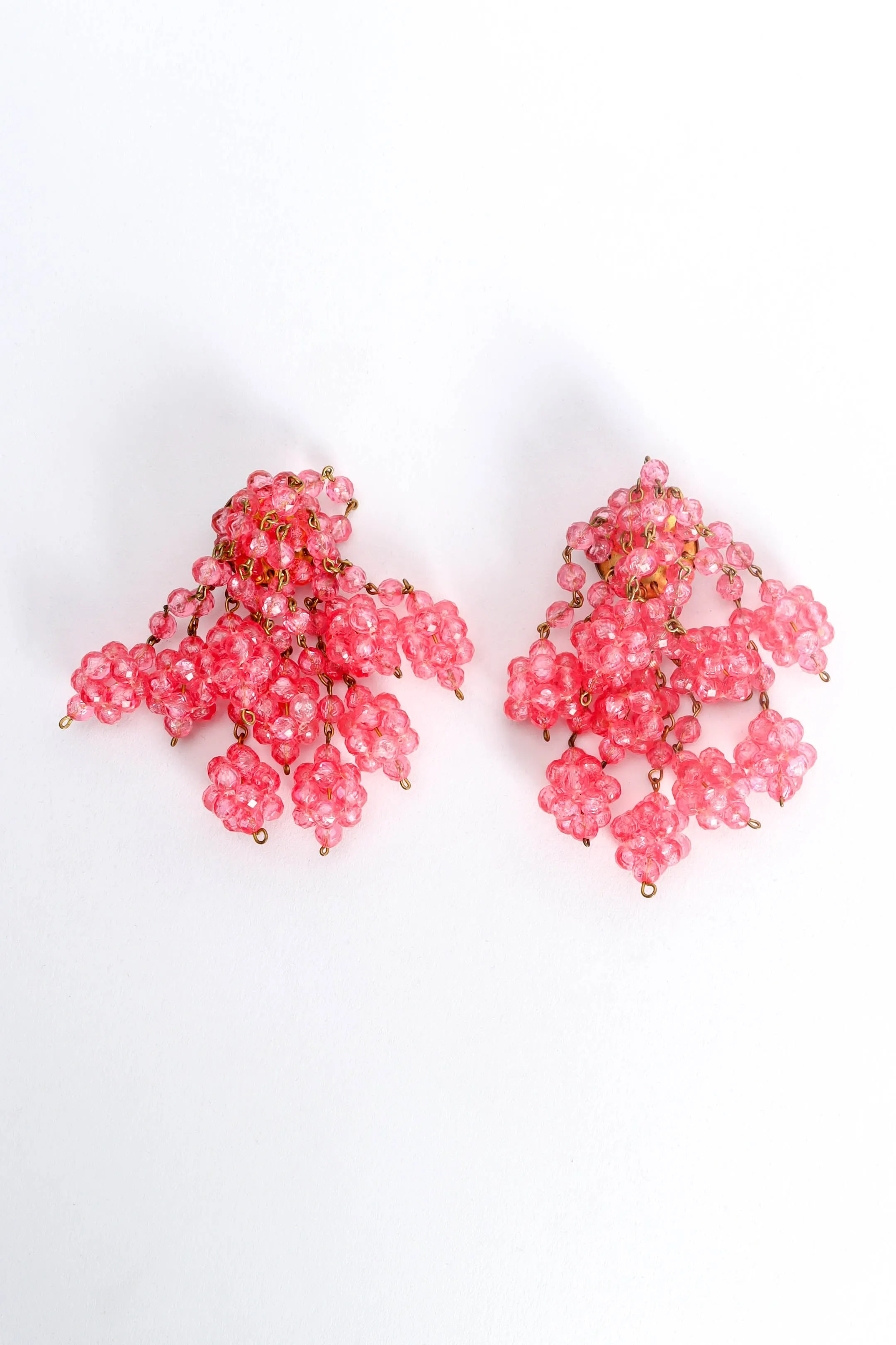 Chandelier Flower Cluster Earrings