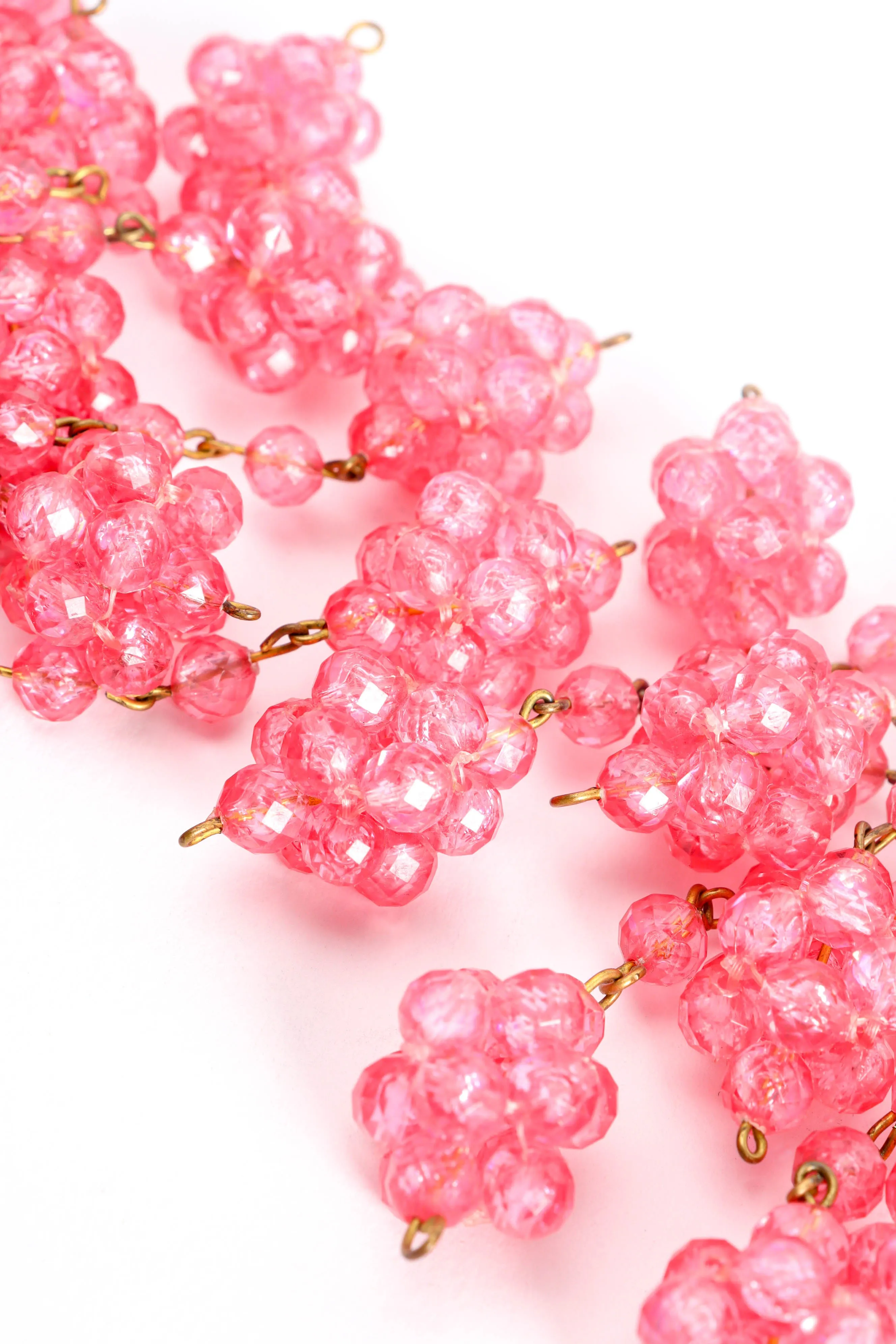 Chandelier Flower Cluster Earrings