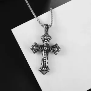 Chrome Hearts Style Cross Gothic Chain | Summer Religious Jewelry Gift |  Gift for Him