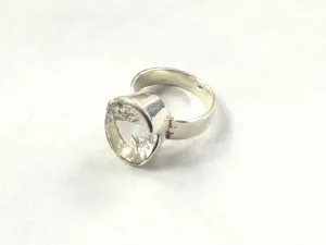 Clear Quartz Ring - Size 9