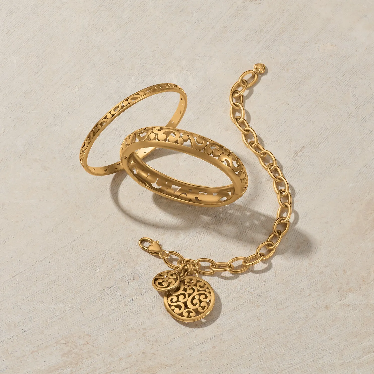 Contempo Medium Hinged Bangle - JF0114