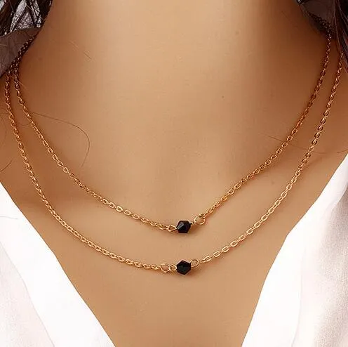 Copper Choker Multilayer Necklace