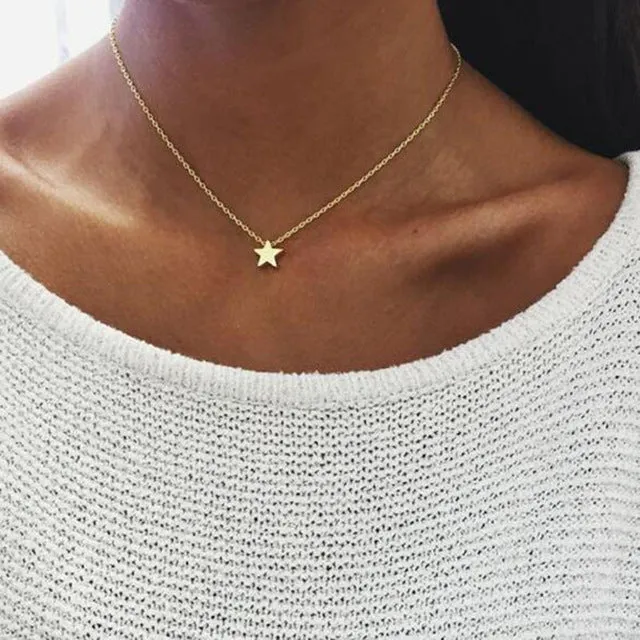Copper Choker Multilayer Necklace