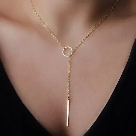 Copper Choker Multilayer Necklace