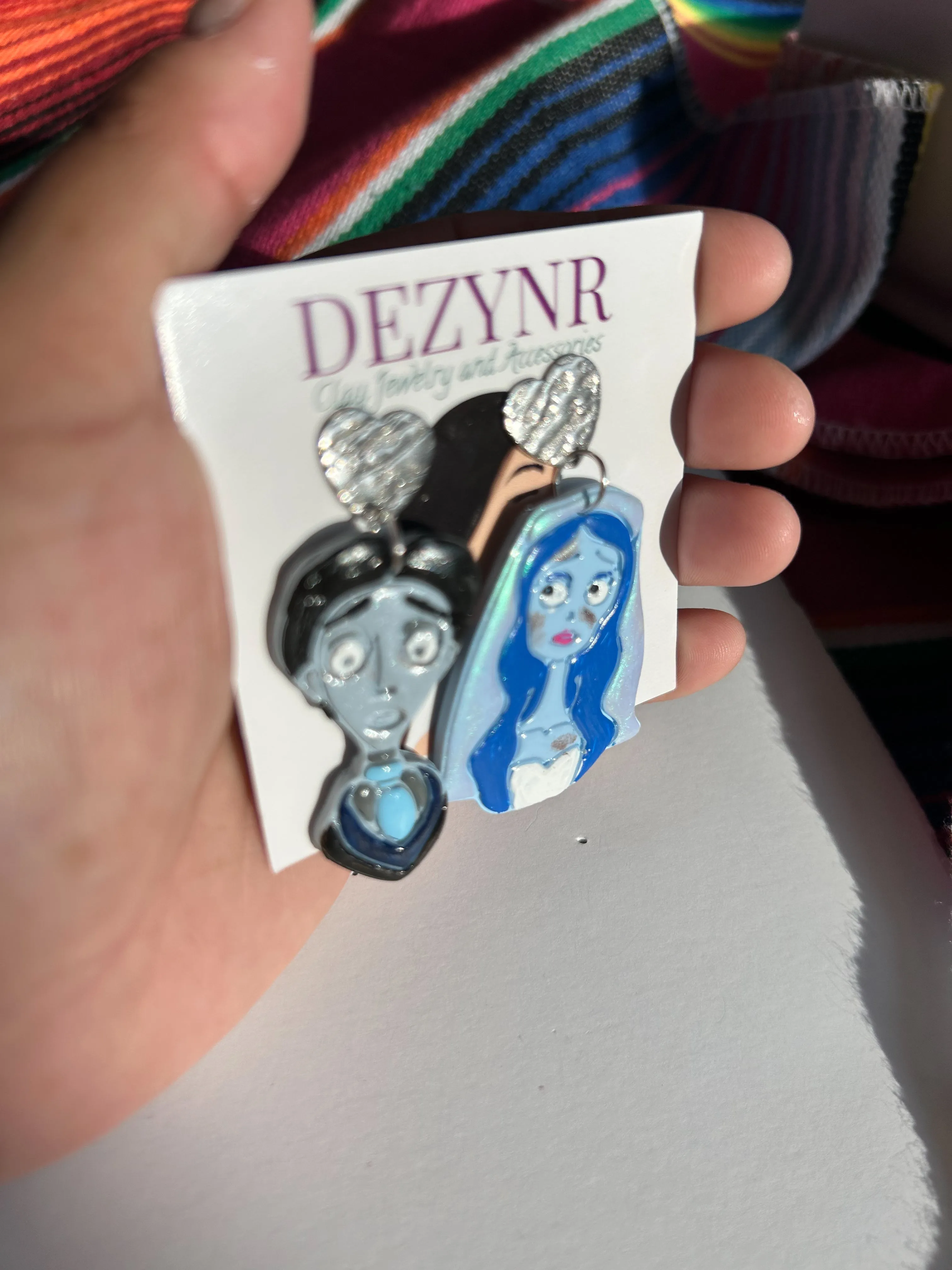 Corpse Bride inspired earrings