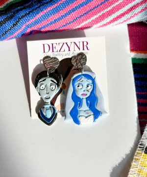 Corpse Bride inspired earrings