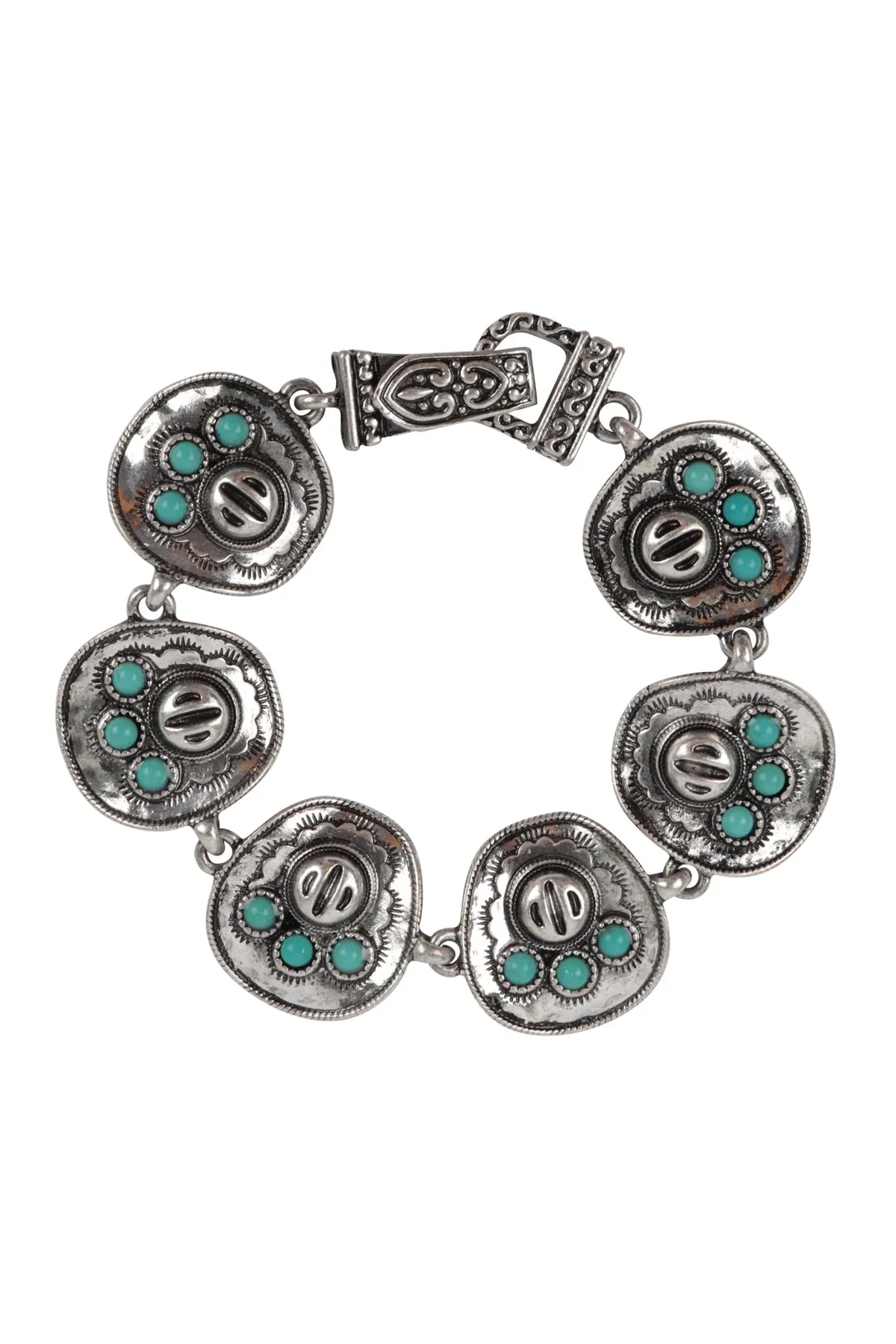 COWBOY HAT CHAIN LINK MAGNETIC BRACELET