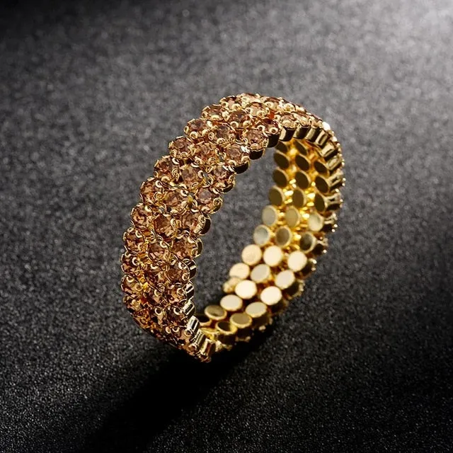Crystal Wide Cuff Bracelets and Bangles