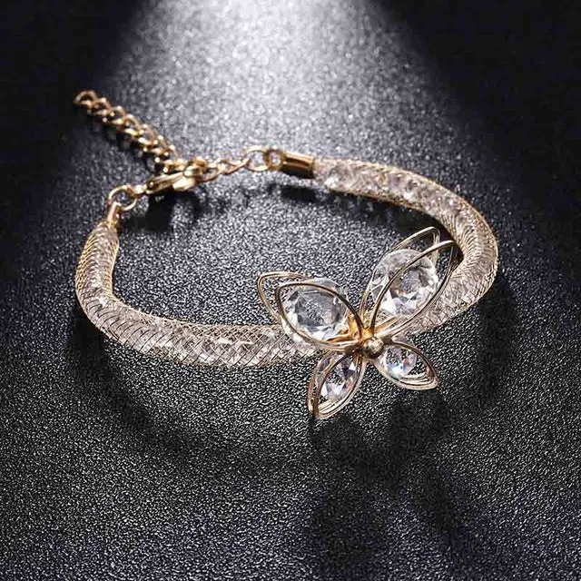 Crystal Wide Cuff Bracelets and Bangles