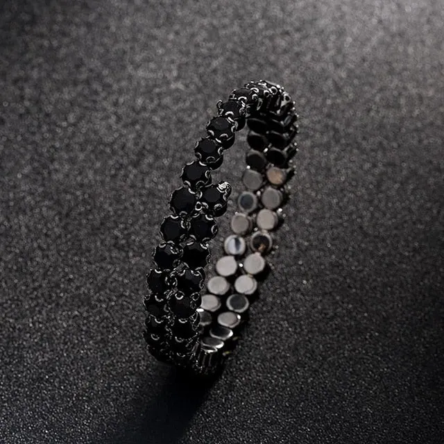 Crystal Wide Cuff Bracelets and Bangles