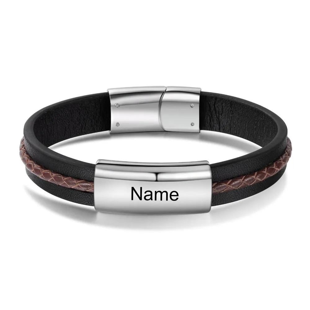 Customized Name Engraved Bracelet