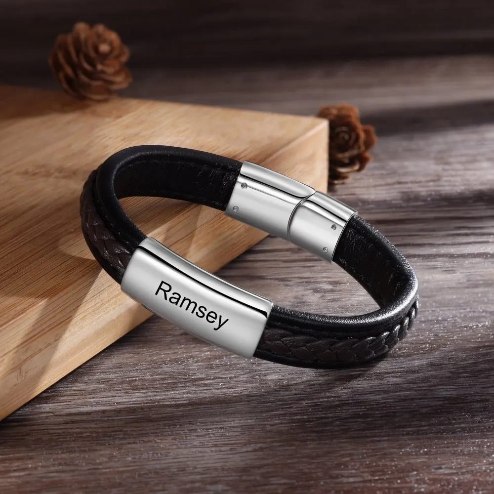 Customized Name Engraved Bracelet