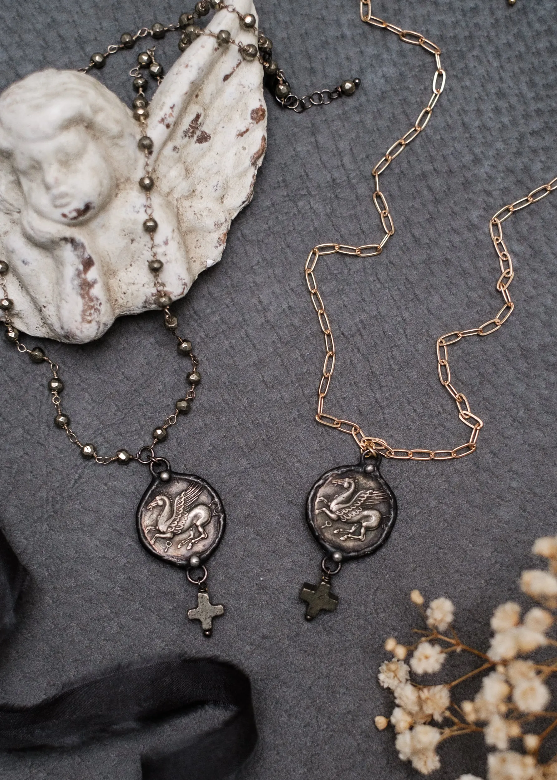 Divine Horse Coin Necklace