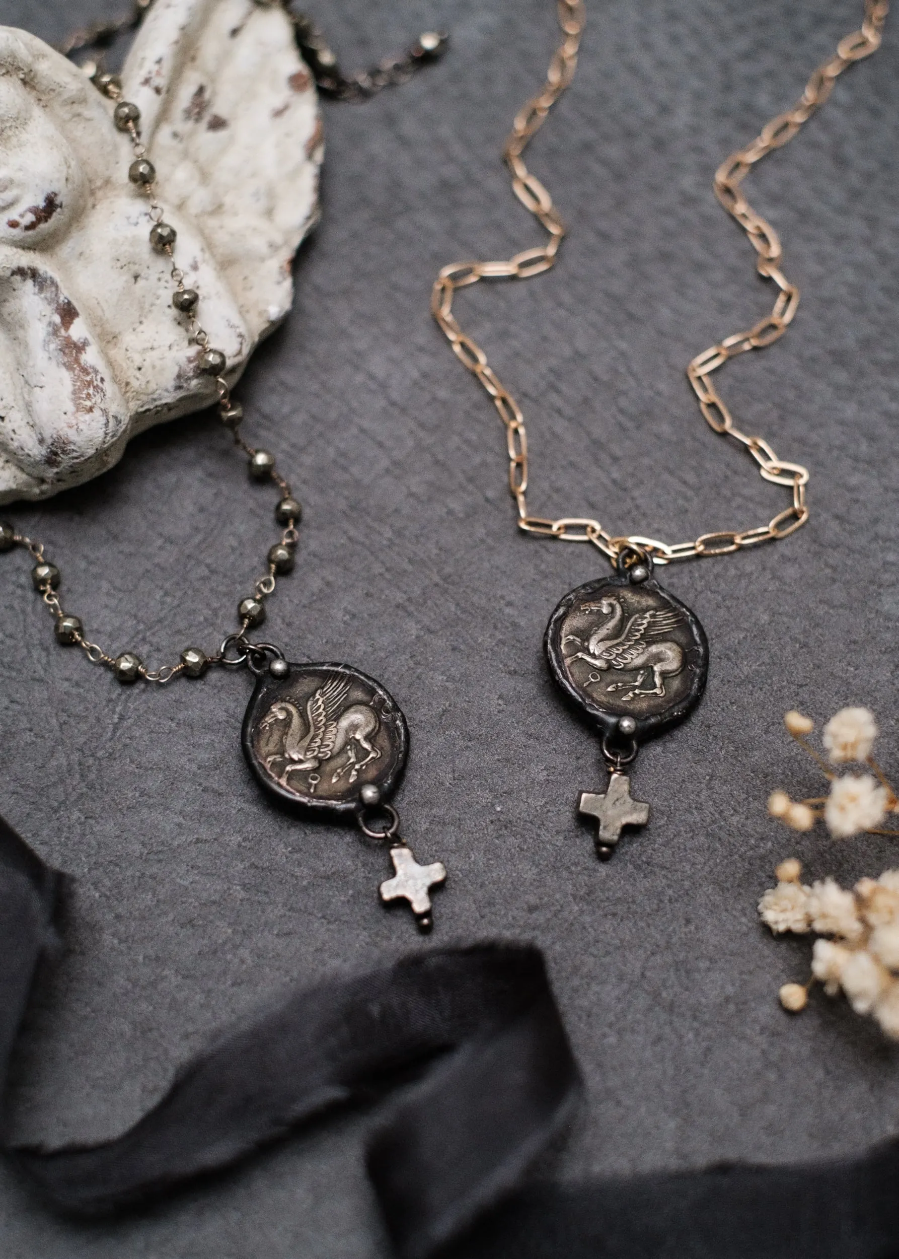 Divine Horse Coin Necklace