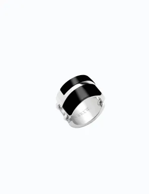 Double Sided Ring with Inlay