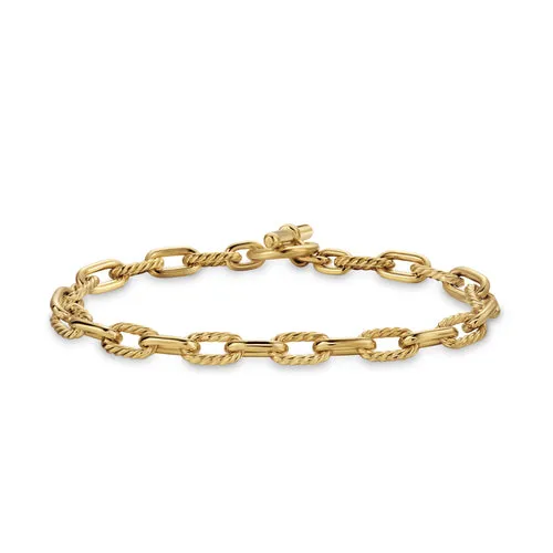 DY Madison Toggle Chain Bracelet in 18K Yellow Gold, Size Small